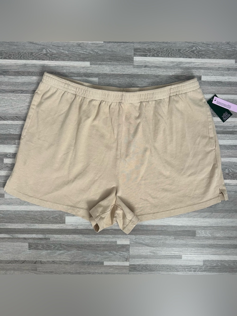 Wild Fable Casual Shorts Beige Color Elastic Waist size XXL NWT